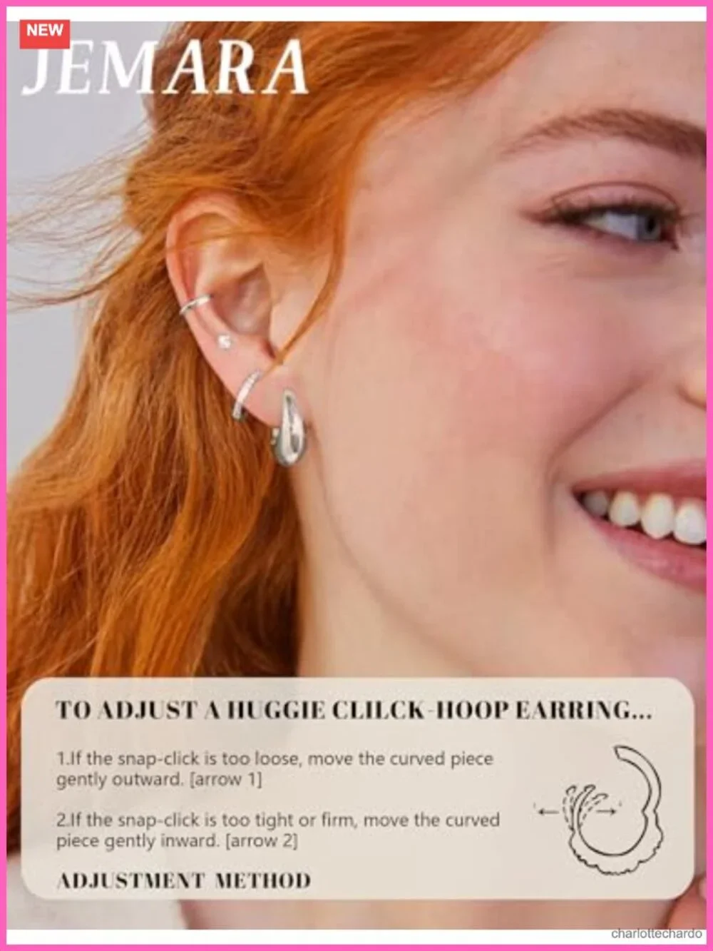 Sterling Silver Earring Set 4 Pair Hoop Stud Cubic Zirconia Hypoallergenic Gift